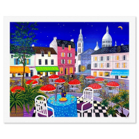 "Afternoons in Paris" LE 24x30 Serigraph on Paper by Fanch (Artova) at PristineAuction.com