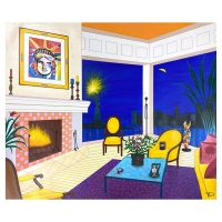 "Liberty Interior" LE 31x37 Serigraph on Canvas by Fanch (Artova) at PristineAuction.com