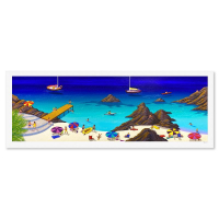 "Malaga Beach" LE 15x40 Serigraph on Paper by Fanch (Artova) at PristineAuction.com