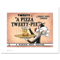 "A Pizza Tweety-Pie" LE 20x16 Giclee on Paper from Looney Tunes (Artova) at PristineAuction.com