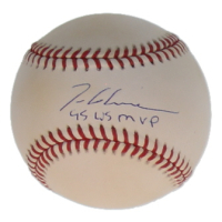 Tom Glavine Signed OML Baseball Inscribed "95 WS MVP" (JSA) at PristineAuction.com