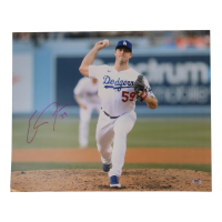 Evan Phillips Signed Dodgers 16x20 Photo (PSA) at PristineAuction.com