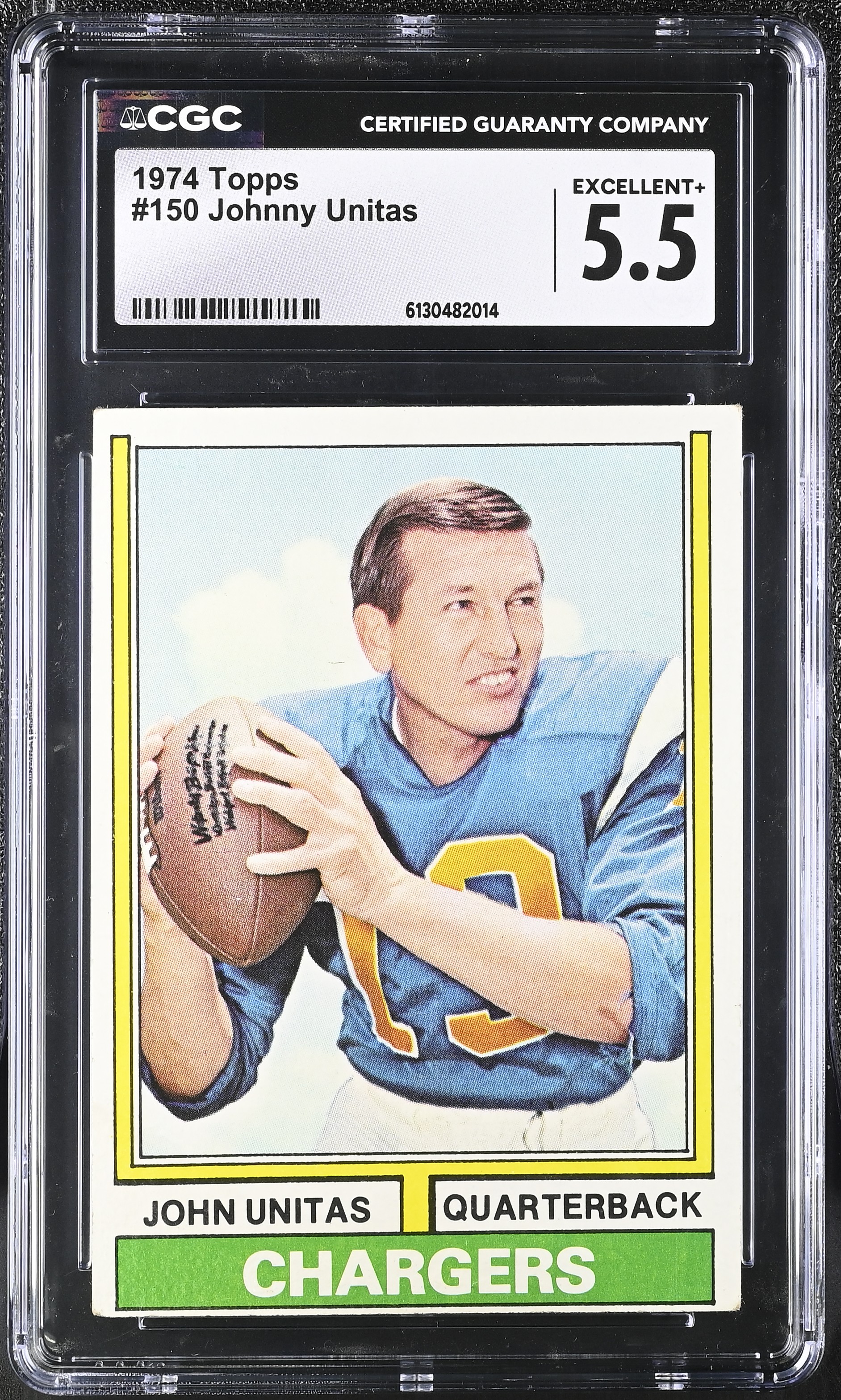 Johnny Unitas 1974 Topps #150 (CGC 5.5) | Pristine Auction