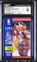 Michael Jordan 1991-92 Fleer All-Star #211 (CGC 9) at PristineAuction.com