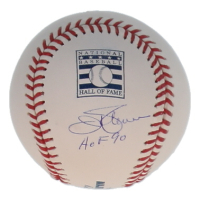 Jim Palmer Signed OML Hall of Fame Logo Baseball Inscribed "HOF 90" (Beckett) at PristineAuction.com