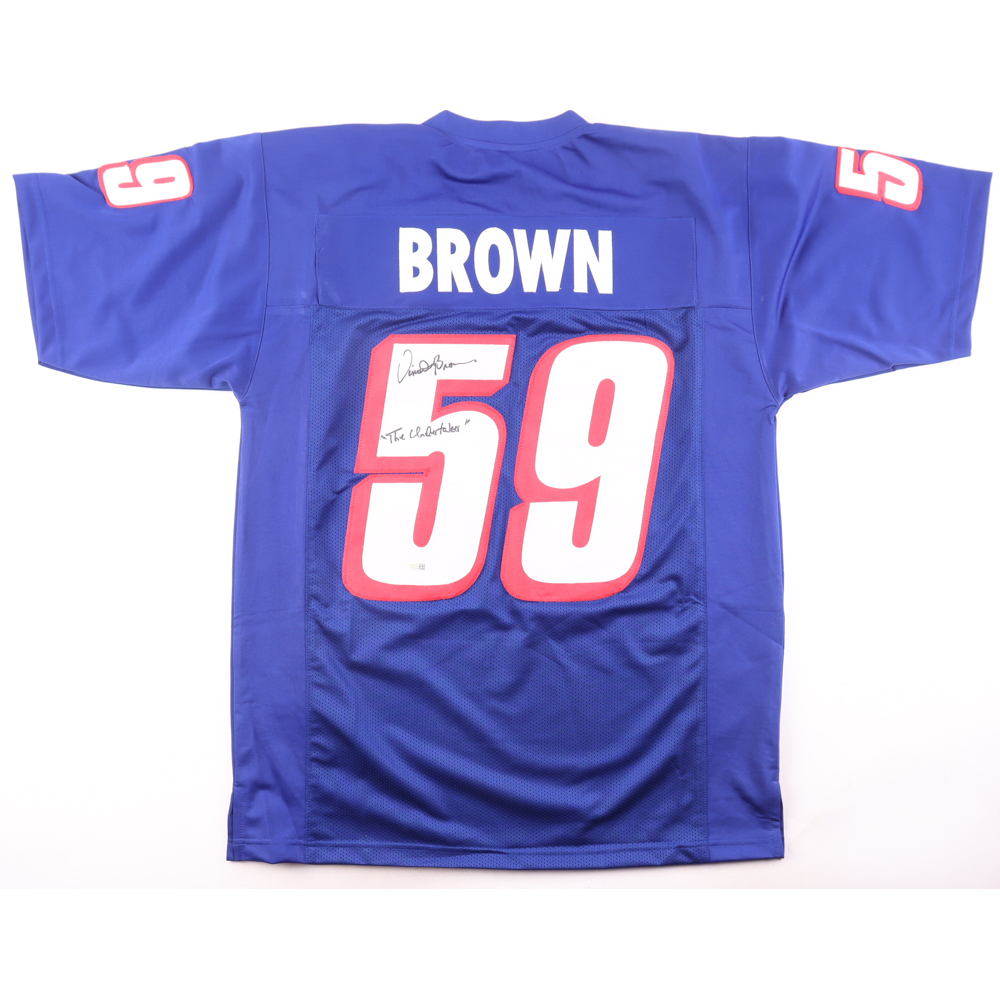 Vincent Brown Signed Jersey Inscribed "'The Undertaker'" (JSA) at PristineAuction.com
