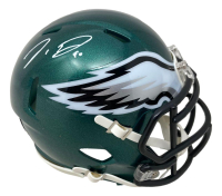 Jordan Davis Signed Eagles Speed Mini Helmet (Beckett) at PristineAuction.com