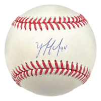 Yordan Alvarez Signed OML Baseball (Beckett) at PristineAuction.com