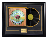 Jerry Garcia Grateful Dead "American Beauty " Custom Framed Vinyl Record Cover with Laser Engraved Signature at PristineAuction.com