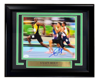 Usain Bolt Signed Team Jamaica Custom Framed Photo (JSA) at PristineAuction.com
