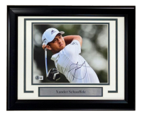 Xander Schauffele Signed Custom Framed Photo (Beckett) at PristineAuction.com