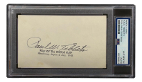 Paul Tibbets Signed 3x5 Index Card (PSA) at PristineAuction.com