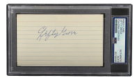 Lefty Grove Signed 3x5 Index Card (PSA) at PristineAuction.com