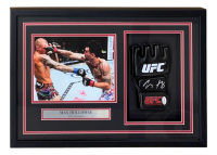 Max Holloway Signed UFC Custom Framed Glove Display (JSA) at PristineAuction.com
