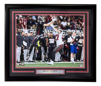 Bijan Robinson Signed Falcons Custom Framed Photo (Beckett) at PristineAuction.com