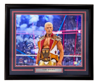 Cody Rhodes Signed WWE Custom Framed Photo (Fanatics) at PristineAuction.com