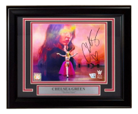 Chelsea Green Signed WWE Custom Framed Photo (Fanatics) at PristineAuction.com