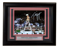 Tiffany Stratton Signed WWE Custom Framed Photo (Fanatics) at PristineAuction.com