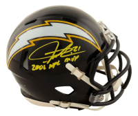 LaDainian Tomlinson Signed Chargers Throwback Alternate Speed Mini Helmet Inscribed "2006 NFL MVP" (Beckett) at PristineAuction.com