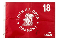 Xander Schauffele Signed 2025 US Open Golf Flag (JSA) at PristineAuction.com