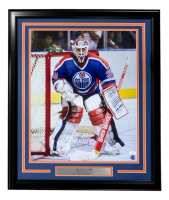 Grant Fuhr Signed Oilers Custom Framed Photo (JSA) at PristineAuction.com