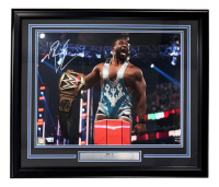 Big E Signed WWE Custom Framed Photo (Fanatics) at PristineAuction.com