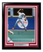 Ozzie Smith Signed Cardinals Custom Framed Photo (PSA) at PristineAuction.com