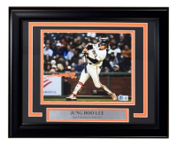 Jung Hoo Lee Signed Giants Custom Framed Photo (Beckett) at PristineAuction.com