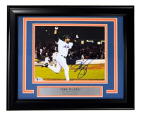 Mike Piazza Signed Mets Custom Framed Photo (Beckett) at PristineAuction.com