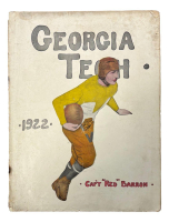 1922 Georgia Tech Yellow Jackets Football Yearbook Program at PristineAuction.com