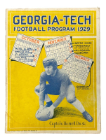 1929 Georgia Tech Yellow Jackets Football Yearbook Program at PristineAuction.com