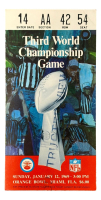 Super Bowl III Ticket Stub at PristineAuction.com