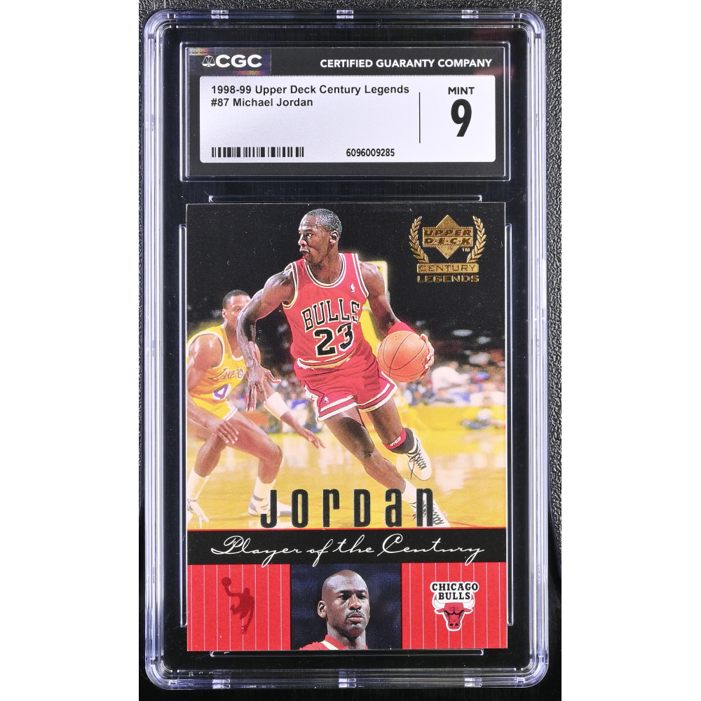 Michael Jordan 1998-99 Upper Deck Century Legends #87 (CGC 9) at PristineAuction.com