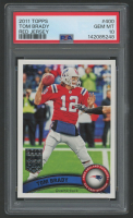 Tom Brady 2011 Topps Red Jersey #400 (PSA 10) at PristineAuction.com