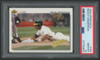 Rickey Henderson 1992 Upper Deck #155 (PSA 10) at PristineAuction.com
