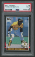 Rickey Henderson 1985 Donruss #176 (PSA 9) at PristineAuction.com