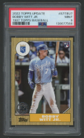 Bobby Witt Jr. 2022 Topps Update / 1987 #87TBU7 (PSA 9) at PristineAuction.com