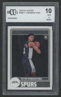 Victor Wembanyama 2023-24 Hoops #298 RC (BCCG 10) at PristineAuction.com