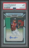 Gunnar Henderson 2019 Panini Prizm Draft Picks Autographs Prizms #48 (PSA 9) at PristineAuction.com