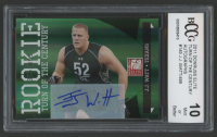 J.J. Watt 2011 Donruss Elite Turn of the Century Autographs #145 RC #395/499 (BCCG 10) at PristineAuction.com