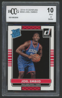 Joel Embiid 2014-15 Donruss RR #203 RC (BCCG 10) at PristineAuction.com