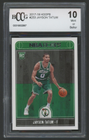 Jayson Tatum 2017-18 Hoops #253 RC (BCCG 10) at PristineAuction.com