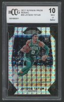 Jayson Tatum 2017-18 Panini Prizm Mosaic #20 RC (BCCG 10) at PristineAuction.com