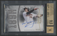 Manny Machado 2017 Topps Luminaries Hit Kings Autographs #HKMMA #10/15 (BGS 9.5 | Autograph Graded 10) at PristineAuction.com