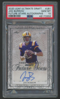 Joe Burrow 2020 Leaf Ultimate Draft Future Stars Autographs #JB1 #37/50 RC (PSA 10) at PristineAuction.com