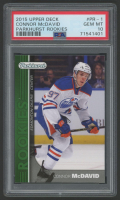 Connor McDavid 2015 Upper Deck Parkhurst Rookies #PR1 (PSA 10) at PristineAuction.com