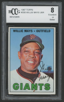 Willie Mays 1967 Topps #200 (BCCG 8) at PristineAuction.com