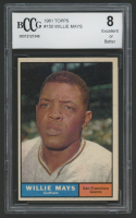 Willie Mays 1961 Topps #150 (BCCG 8) at PristineAuction.com