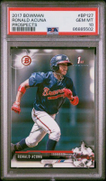 Ronald Acuna 2017 Bowman Prospects #BP127 RC (PSA 10) at PristineAuction.com