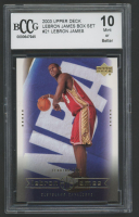 Lebron James 2003 Upper Deck Lebron James Box Set #21 (BCCG 10) at PristineAuction.com